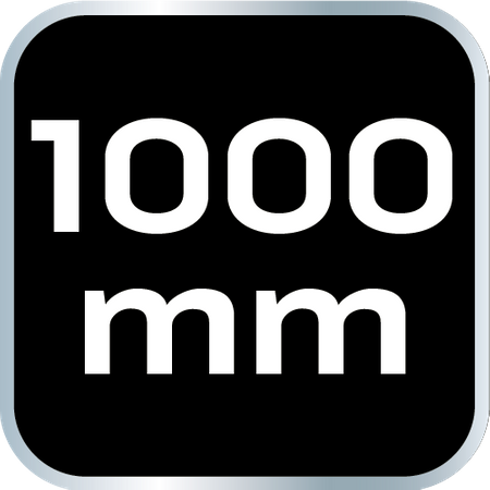 Przymiar liniowy 100 cm, stal nierdzewna