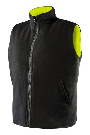Bezrękawnik roboczy, dwustronny, jedna strona odblaskowa, żółta, rozmiar XXXL/60