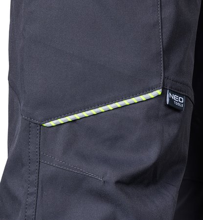 Spodnie robocze Mix&Match, stretch, szare, rozmiar L