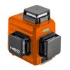 Laser 3D, czerwony, walizka, tarcza celownicza, magnetyczny uchwyt, ładowarka