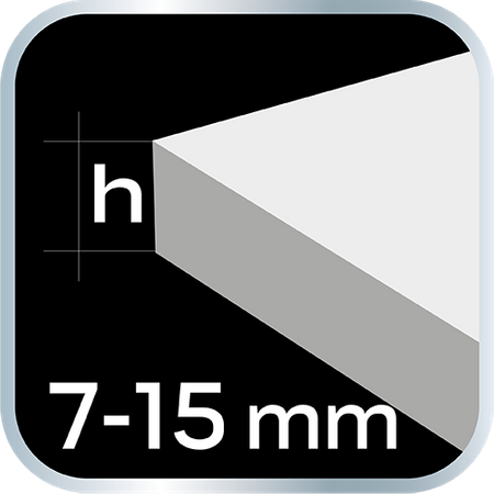 Klipsy do poziomowania płytek 150 szt. 1.5mm