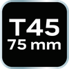 Końcówka TORX T45 x 75 mm, S2 x 2 szt.