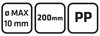 Sekator ogrodowy basic 200 mm, średnica cięcia 10 mm