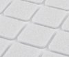 Podkładki filcowe samoprzylepne, białe 20x20 mm, 20 szt.