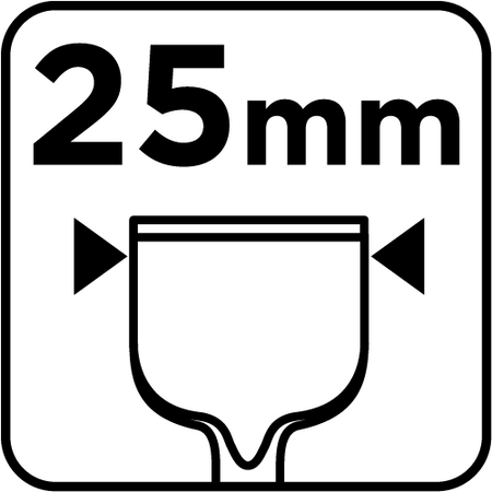 Dłuto płaskie SDS Max 25 x 18 x 400 mm