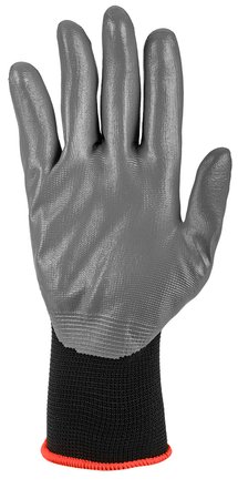 Rękawice robocze, poliester pokryty nitrylem, 4131X, rozmiar 7 (karta)