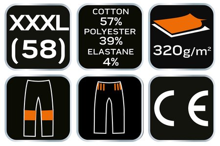 Spodnie dresowe COMFORT, czarno-szare,, rozmiar XXXL