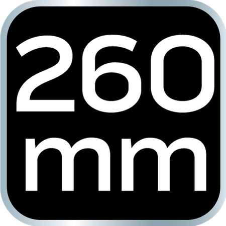 Nożyce do blachy 260 mm, lewe