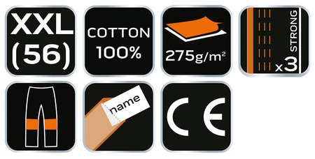 Spodnie robocze HD+, rozmiar XXL