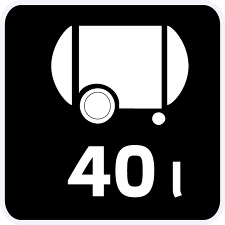 Kompresor olejowy pionowy 40 l, 230V