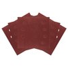 Papiery ścierne na rzep, kwadrat 113 x 113 mm, P120, 5 szt., z 8 otworami do 04-623