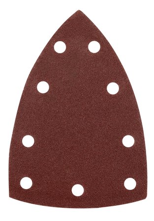 Papiery ścierne na rzep, żelazko 100 x 147 mm, P120, 5 szt., z 9 otworami do 04-623