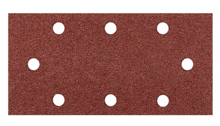 Papiery ścierne na rzep 93 x 185 mm, P40, 5 szt., z 8 otworami