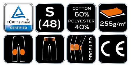 Spodnie robocze CAMO olive, rozmiar S