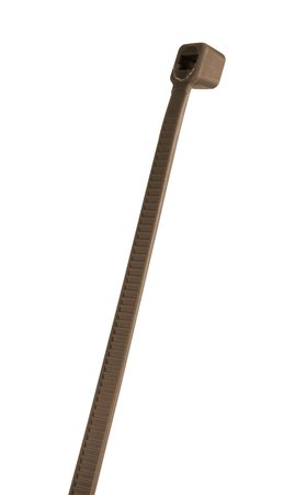 Opaski zaciskowe ogrodowe 4,8 x 300mm, 50 szt., brązowe