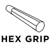 Dłuto HEX płaskie 115 x 400 mm