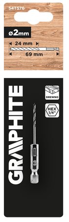 Wiertło do drewna Hex 2.0 mm