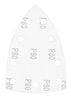 Papiery ścierne na rzep, żelazko 100 x 147 mm, P80, 5 szt., z 9 otworami do 04-623