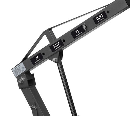 Podnośnik warsztatowy 2 t, 25-2382 mm, żuraw