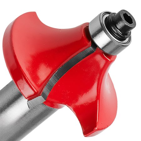 Frez kształtowy z łożyskiem, zaokrąglający, TCT, 34.9 x 15.4 mm, trzpień 8 mm