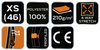 Spodnie robocze OUTDOOR, 4 way stretch, musztardowo-szare, rozmiar XS
