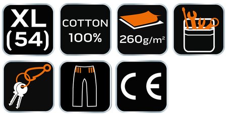 Krótkie spodenki, 100% cotton, rozmiar XL