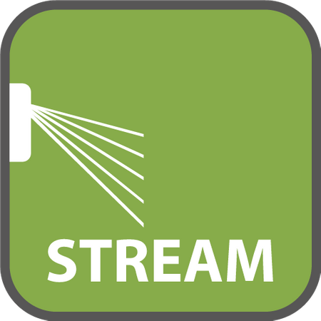 Zraszacz pistoletowy, regulowany strumień