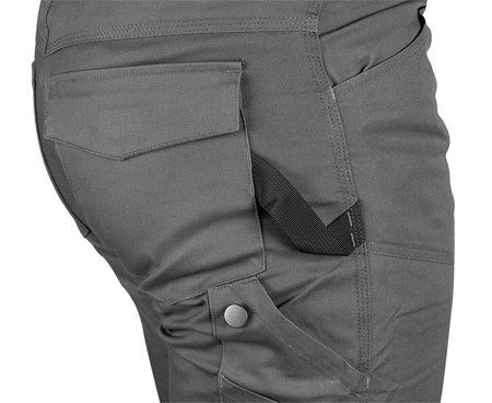 Spodnie robocze Mix&Match, Canvas, szare, rozmiar XS