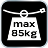 Opaski zaciskowe EXTREME 9.0 × 550 mm, czarne, 50 szt.
