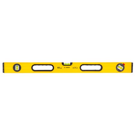 Poziomnica aluminiowa typ 600, 60 cm, 3 libelle