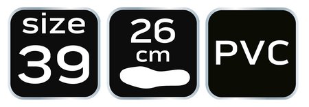 Kalosze PVC, rozmiar 39