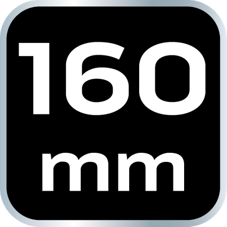 Szczypce wydłużone proste 40% FS 160 mm