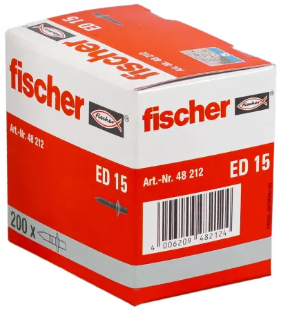 Fischer Gwóźdź Hartowany do Betonu ED 15 (200 szt.) 48212