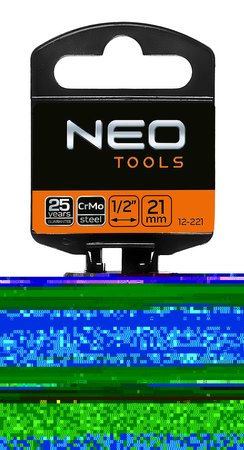 Nasadka udarowa 1/2", 21 x 38mm, Cr-Mo