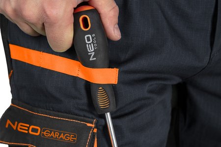 Spodnie robocze Neo Garage, 100% bawełna rip stop, rozmiar XXXL