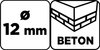Wiertło do betonu 12 x 400 mm