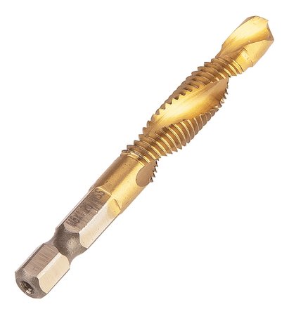 Wiertło gwintujące HSS TiN, M8x1,25 mm, Hex