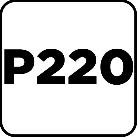 Siatka ścierna biała 115 x 280 mm, P220