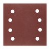 Papiery ścierne na rzep, kwadrat 113 x 113 mm, P240, 5 szt., z 8 otworami do 04-623