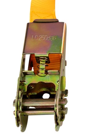 Pas mocujący z grzechotką 25 mm x 4.5 m, wytrzymujący 500 kg PES