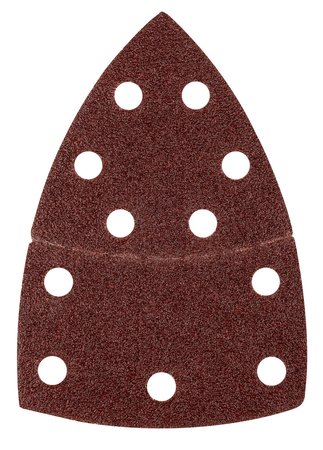 Papiery ścierne na rzep, żelazko 102 x 152 mm, P40, 5 szt., z 11 otworami