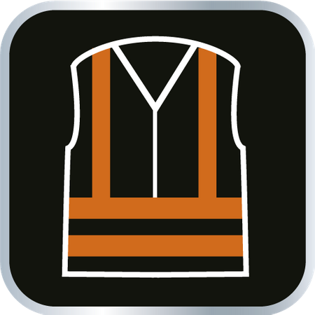 Czapka robocza pomarańczowa, gładka