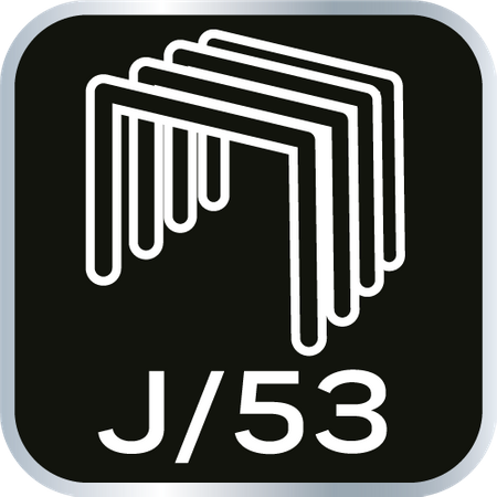 Zszywki typ J, 10 mm, 1000 szt.