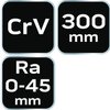 Szczypce do rur 300 mm, zakres 0-45 mm