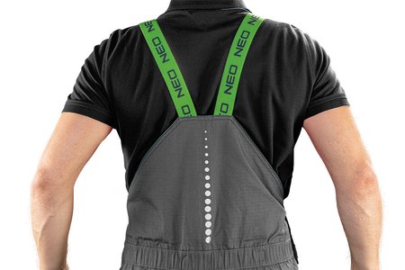 Ogrodniczki robocze PREMIUM, 100% bawełna, ripstop, rozmiar XXL