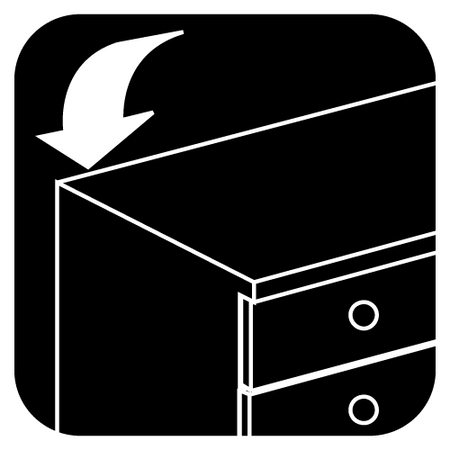 Podkładki z pianki okrągłe samoprzylepne, czarne 28mm, 16 szt.