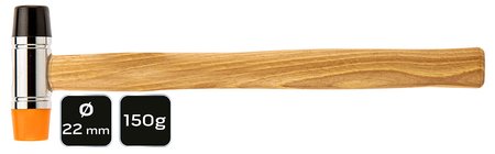 Młotek blacharski 150 g/22 mm