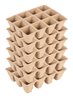 Rozsadniki torfowe małe (3x4 otwory) 16 x 12 x 4.5 cm, 5 sztuk