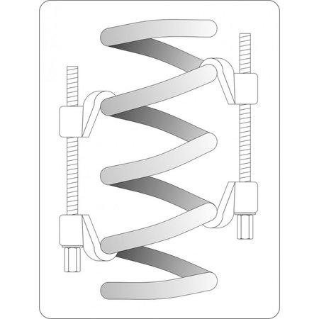 ŚCIĄGACZ DO SPRĘŻYN 82*355 2SZT