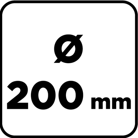 Szczotka druciana tarczowa 200 x 32 mm, drut karbowany, stalowy